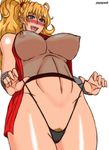  blonde_hair blue_eyes breasts final_fight genryuusai_maki large_breasts nipples papepox2 pubic_hair smile 