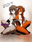  anthro canine dildo duo edit erection feline female female/female fox hybrid kathrin_(twokinds) keidran laura_(twokinds) mammal nipples nude penis precum seff sex_toy tom_fischbach twokinds 