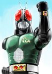  antennae belt kamen_rider kamen_rider_black_rx kamen_rider_black_rx_(series) male_focus matchin pose solo 