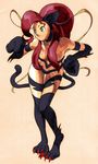  alternate_color animal_ears bangs bengus bent_over big_hair blue_hair breasts cat_ears cat_paws cat_tail claws felicia fur green_eyes hand_on_hip highres large_breasts light_smile long_hair looking_away marvel_vs._capcom marvel_vs._capcom_2 official_art paw_pose paws red_hair sidelocks simple_background slit_pupils smile solo standing tail vampire_(game) 