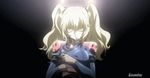  1girl animated animated_gif ass bad_anatomy blonde_hair boots breasts code_geass code_geass:_boukoku_no_akito dog_tags high_heel_boots high_heels large_breasts leila_(code_geass) leila_malkal long_hair lowres no_bra pilot_suit purple_eyes reverse_animation reversed thigh_boots thighhighs thighighs twintails 