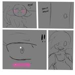  2015 aanthony_(artist) avian bird blush comic dickgirl embarrassed feline female intersex mammal masturbation sketch 