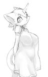  anthro big_breasts breasts cat feline female higoro horn kemono mammal 