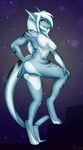  anthro breasts female fish looking_at_viewer marine nude porin pussy shark solo vera_(viswey) 