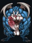  balls big_muscles big_penis digimon erection exveemon hyper hyper_muscles male muscles penis ragnarokdragon solo vein 