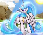  2015 butt equine female feral friendship_is_magic horn madacon mammal my_little_pony princess_celestia_(mlp) solo winged_unicorn wings 