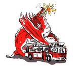  2014 being_watched dragon dragons_having_sex_with_cars eggplantina erection feral fire fire_breathing firetruck group horn human male mammal masturbation membranous_wings nude penis plain_background scalie solo_focus western_dragon white_background winds wings 