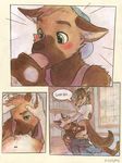  anthro blush canine comic dog duo fox male male/male mammal oral penis sicklyhypnos 