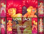  0r0ch1 2015 advertisement annoying_watermark anus bed_sheet butt cutie_mark dakimakura equine female feral friendship_is_magic fur garter_belt green_eyes hair_highlights horse lace looking_at_viewer lying mammal my_little_pony nude pillowcase pony pussy ribbons smile solo watermark 