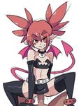  1girl bat_wings bigdead93 clothed_sex demon_tail disgaea earring earrings etna jewelry red_eyes red_hair sex small_breasts smile tail uncensored vaginal wings 