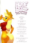  ajin anthro anthrofied applejack_(mlp) bottomless butt cleavage clothed clothing comic earth_pony equine female friendship_is_magic half-dressed horse mammal my_little_pony pony solo 
