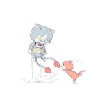  bad_id bad_pixiv_id cat highres jetpack jibanyan multiple_tails no_humans notched_ear rivets robonyan robot simple_background tail toyo_(toyoyomi) two_tails white_background yellow_eyes youkai youkai_watch 