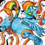  2015 anal anal_penetration anus bound butt cutie_mark dock equine female feral friendship_is_magic hair hooves mammal multicolored_hair my_little_pony nekubi oral pegasus penetration plain_background pussy pussy_juice rainbow_dash_(mlp) rainbow_hair restrained solo spread_legs spread_pussy spreading sweat tears tentacles underhoof white_background wings 