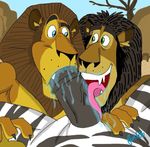  alex_the_lion animal_genitalia dreamworks equine feline furryboy606 group group_sex horsecock incest lion madagascar male male/male mammal marty_the_zebra oral penis sex threesome zebra zuba 