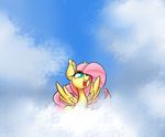  2015 cute equine female feral fluttershy_(mlp) friendship_is_magic madacon mammal my_little_pony pegasus smile solo wings 