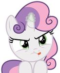  2015 absurd_res alpha_channel equine female feral friendship_is_magic hi_res horn mammal masemj my_little_pony solo sweetie_belle_(mlp) unicorn young 
