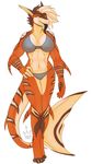  abs breasts female fish hair marine mei5683 shark solo tongue yellow_eyes 