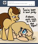  2015 backy cute duo earth_pony english_text equine fan_character female feral horse male mammal modpone my_little_pony pony slavedemorto text 