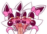  2_heads animatronic canine conjoined drooling fellatio five_nights_at_freddy&#039;s five_nights_at_freddy&#039;s_2 fox machine mammal mangle_(fnaf) mechanical multi_head oral penis robot saliva sex sharing snaxattacks video_games 
