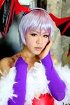  1girl asian capcom cosplay lilith_aensland lilith_aensland_(cosplay) photo solo suzuka_itsuki vampire_(game) 