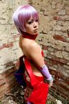  1girl asian ass capcom cosplay lilith_aensland lilith_aensland_(cosplay) photo solo suzuka_itsuki vampire_(game) 