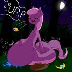  burping cheerilee_(mlp) english_text equine forest friendship_is_magic hat horse mammal my_little_pony naga night pashoo pony text tree vore 