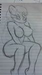  breasts female sketch tagme white_panther 