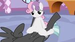  2015 animal_genitalia animated blush cub equine female feral friendship_is_magic fur grinding horn horse horsecock male male/female mammal my_little_pony pegasus penis pony pussy sadieyule sex smile sweetie_belle_(mlp) thunderlane_(mlp) unicorn wings young 
