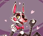  animatronic bow_tie canine female five_nights_at_freddy&#039;s five_nights_at_freddy&#039;s_2 fox looking_at_viewer machine mammal mangle_(fnaf) mechanical robot toy-bonnie video_games yellow_eyes 