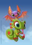  chameleon commentary laylee no_humans silverfox5213 yooka yooka-laylee younger 