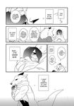  anthro canine clothing comic english_text feline female fur human ill lila_(kashiwagi_aki) male mammal monochrome sick text translated wolf yakantuzura young zinovy 野干ツヅラ@ﾃｨｱ 