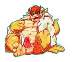  &lt;3 alpha_channel anthro areola balls barazoku barefoot biceps big_feet bowser claws clothed clothing cum cum_on_balls cum_on_body cum_on_penis cum_on_stomach dogfu dragon erection eyewear glasses hair half-dressed horn hybrid koopa male manly mario_bros muscles navel nintendo nipples open_mouth orgasm pecs penis plain_background reptile scalie sharp_claws sharp_teeth sitting smile solo teeth toe_claws tongue tongue_out transparent_background turtle undressing vein veiny_penis video_games 