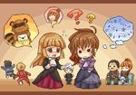  4girls ? brown_hair lowres multiple_boys multiple_girls pote_(ptkan) umineko_no_naku_koro_ni ushiromiya_eva ushiromiya_hideyoshi ushiromiya_krauss ushiromiya_kyrie ushiromiya_maria ushiromiya_natsuhi ushiromiya_rosa ushiromiya_rudolf 