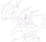  armored_core back_view female from_software girl hier lowres mecha_musume sketch 
