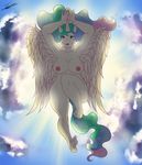  anthro at barefoot breasts equine feet female friendship friendship_is_magic hair horn humanoid invalid_tag is looking magic mammal my_little_pony nipples nude paws plantigrade princess princess_celestia_(mlp) royalty unicorn viewer wings 