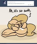  2015 backy butt english_text equine fan_character female feral friendship_is_magic horse mammal my_little_pony plain_background pony slavedemorto solo text 