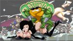  2015 amphibian animated anthro areola balls battletoads big_breasts bovine breasts cattle dark_queen erect_nipples erection eternity_(artist) female forced from_behind general_slaughter huge_breasts human male mammal nipples penetration penis pimple_(battletoads) rape rash_(battletoads) rat rodent sex toad 