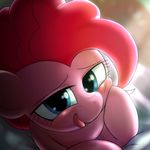  2015 behind-space clothing cute earth_pony equine female feral friendship_is_magic horse mammal my_little_pony pinkie_pie_(mlp) pony smile solo 