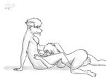  chimera_(species) fellatio female human knot male mammal nethil_(artist) nude oral sex 
