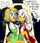  anthro avian bird caught closet disney duck female glittering_goldie male male/female scrooge_mcduck scroogerello the_life_and_times_of_scrooge_mcduck 