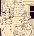  aged_down anthro avian bird blush cabin coffee disney duck embarrassed glittering_goldie nightgown scrooge_mcduck scroogerello teasing the_life_and_times_of_scrooge_mcduck undergarments 