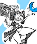  avian breasts crossgender dota_2 dragonus_the_skywrath_mage female lewdreaper nipples polearm skywrath staff talons weapon 