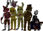  animatronic avian bear bird canine chicken eye_patch eyewear five_nights_at_freddy&#039;s five_nights_at_freddy&#039;s_3 fox gloriapainthtf_(artist) glowing glowing_eyes hat lagomorph machine male mammal mechanical phantom_balloon_boy_(fnaf) phantom_chica_(fnaf) phantom_foxy_(fnaf) phantom_freddy_(fnaf) phantom_marionette_(fnaf) phanton_mangle_(fnaf) rabbit robot spirit springtrap_(fnaf) teeth top_hat video_games 