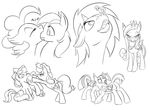  2015 applejack_(mlp) black_and_white braeburn_(mlp) butt cowboy_hat cutie_mark earth_pony equine eyes_closed female feral flash_sentry_(mlp) friendship_is_magic hair half-closed_eyes hat hooves horn horse licking licking_lips long_hair mammal micro monochrome my_little_pony octavia_(mlp) open_mouth pegasus pony princess_cadance_(mlp) rarity_(mlp) sitting sugahbite tongue tongue_out twilight_sparkle_(mlp) unicorn vinyl_scratch_(mlp) vore wings 