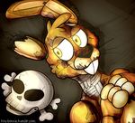  animatronic five_nights_at_freddy&#039;s five_nights_at_freddy&#039;s_3 glowing glowing_eyes lagomorph machine male mammal mechanical rabbit robot springtrap_(fnaf) teeth toy-bonnie video_games yellow_eyes 