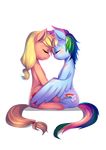  2015 alpha_channel applejack_(mlp) bakki close duo equine freckles friendship_is_magic hair holding horse hug mammal multicolored_hair my_little_pony pegasus pony rainbow_dash_(mlp) rainbow_hair wings 