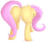  alpha_channel anus clitoris cycloned embarrassed equine eyes_closed female fluttershy_(mlp) friendship_is_magic fur hair horse mammal my_little_pony pink_hair plain_background pony pussy pussy_juice solo transparent_background yellow_fur 