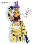  animatronic bigger_version_at_the_source blush bonnie_(fnaf) chica_(fnaf) five_nights_at_freddy&#039;s five_nights_at_freddy&#039;s_2 machine mechanical plushie robot unknown_artist video_games wires 