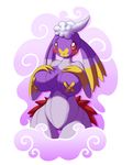  2015 alpha_channel anthro big_breasts blonde_hair blush breasts censored cloud covering drifblim female hair hand_on_breast hi_res huge_breasts latiar looking_at_viewer nintendo nude open_mouth plain_background pok&eacute;mon pok&eacute;morph purple_hair purple_skin red_eyes red_skin solo transparent_background video_games wide_hips yellow_skin 