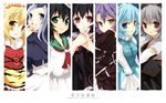  bad_id bad_pixiv_id black_hair blonde_hair brown_eyes column_lineup everyone green_eyes grey_hair heterochromia hijiri_byakuren houjuu_nue kumoi_ichirin multiple_girls murasa_minamitsu nazrin purple_hair red_eyes shiyun silver_eyes silver_hair tatara_kogasa toramaru_shou touhou undefined_fantastic_object yellow_eyes 